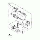 Схема вузла: Електричний стартер Yamaha YZF-R7 R7