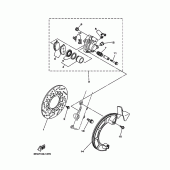 Схема узла: Передний тормоз Yamaha TTR225 TT-R225