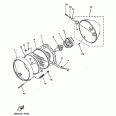 Схема вузла: Фара Yamaha XVS650 Drag Star Classic