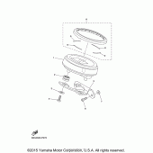 Схема вузла: Панель приладів Yamaha XVS950 Bolt C-Spec