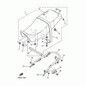 Схема вузла: Сидіння 1 (4DN1,2,3) Yamaha SRV250