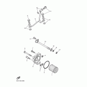 Схема вузла: Фільтр масляний Yamaha YZ450F YZ450F