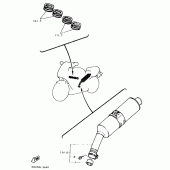 Схема узла: Опция (ENGINE; FOR FINLAND, SWEDEN) Yamaha YZF750 YZF750