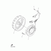 Схема вузла: Генератор Yamaha XVS1300 Midnight Star