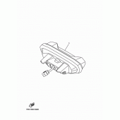 Схема вузла: Задній ліхтар (Стоп-сигнал) Yamaha MT09/MTN850 MT-09