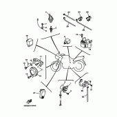 Схема вузла: Електроустаткування 2 Yamaha TDM850
