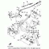 Схема узла: Подставка Yamaha XT350 XT350