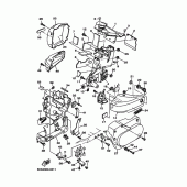 Схема вузла: Бічна кришка Yamaha XVS1100 Drag Star Classic