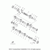 Схема узла: Трансмиссия Yamaha XV1900 Raider S