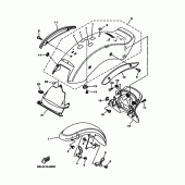 Схема вузла: Крило Yamaha XVS1100 Drag Star