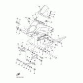 Схема узла: Задний рычаг и Подвеска Yamaha FZ1 FZ1 FAZER (S-TYPE ABS)