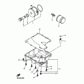 Схема вузла: Фільтр масляний Yamaha YZF-R6/ YZF600 R6 RaceBase