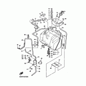 Схема узла: Топливный бак Yamaha VMX12 V-MAX