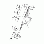 Схема узла: Рулевой механизм Yamaha XVS650 Drag Star Silverado