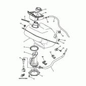 Схема вузла: Паливний бак Yamaha YP250 Majesty