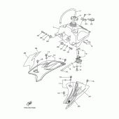 Схема узла: Топливный бак Yamaha TTR50 TT-R50