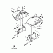 Схема вузла: Saddlebag 1 Yamaha XV1700 Road Star Silverado S