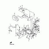 Схема узла: Travel bag 2 Yamaha XVZ1300 Royal Star Venture