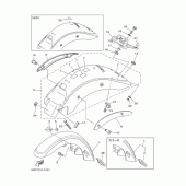 Схема узла: Крыло Yamaha XVS250 Drag Star