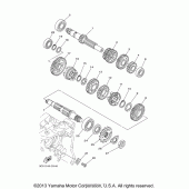 Схема вузла: Трансмісія Yamaha XT250 XT250