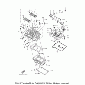 Схема вузла: Головка циліндра Yamaha YZF-R3