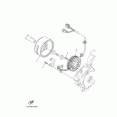 Схема узла: Генератор Yamaha YBR250