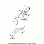 Схема вузла: Крило Yamaha TTR125 TT-R125