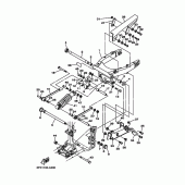 Схема узла: Задний рычаг и Подвеска Yamaha XV1700 Road Star Warrior