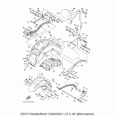 Схема вузла: Крило Yamaha XV1900 Stratoliner S