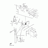 Схема узла: Partie electrique 2 Yamaha XJR1300