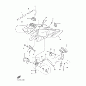 Схема узла: Топливный бак Yamaha WR250 WR250F