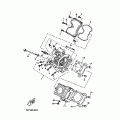 Схема вузла: Головка циліндра Yamaha MT125 MT-125 (ABS)