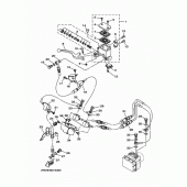 Схема вузла: Передній гальмівний циліндр Yamaha YZF-R25