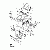 Схема узла: Задний рычаг и Подвеска Yamaha FZ1 FZ1 FAZER (Naked)