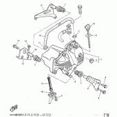 Схема узла: Масляный бак Yamaha TT600