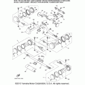 Схема узла: Поворотники Yamaha XV1600 Midnight Star