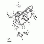 Схема вузла: Рама Yamaha VMX12 V-MAX