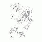 Схема узла: Крыло Yamaha XT660 XT660R