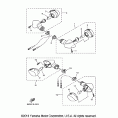 Схема узла: Поворотники Yamaha FJ09 FJ-09