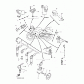 Схема вузла: Електроустаткування 1 Yamaha YZF-R6/ YZF600 R6