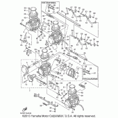 Схема вузла: Карбюратор Yamaha YZF600R Thundercat