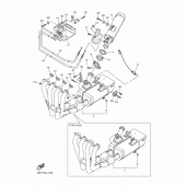 Схема узла: Выхлопная система Yamaha YZF-R6/ YZF600 R6