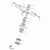 Схема вузла: Рульовий механізм Yamaha YZF1000R Thunderace