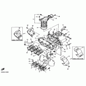 Схема вузла: Впускна система Yamaha XJR400
