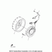 Схема вузла: Генератор Yamaha XVS950 Bolt R-Spec