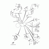 Схема вузла: Електроустаткування 1 Yamaha XV1900 Midnight Star