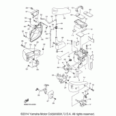 Схема узла: Боковая крышка Yamaha XVS1300 V-Star Deluxe