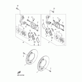 Схема узла: Передний тормоз Yamaha XVS1300 Midnight Star