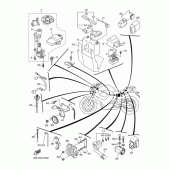 Схема узла: Электрооборудование 2 Yamaha XJ6 XJ6-N (Naked)