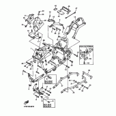 Схема узла: Рама Yamaha XVZ1300 Royal Star Tour Classic
